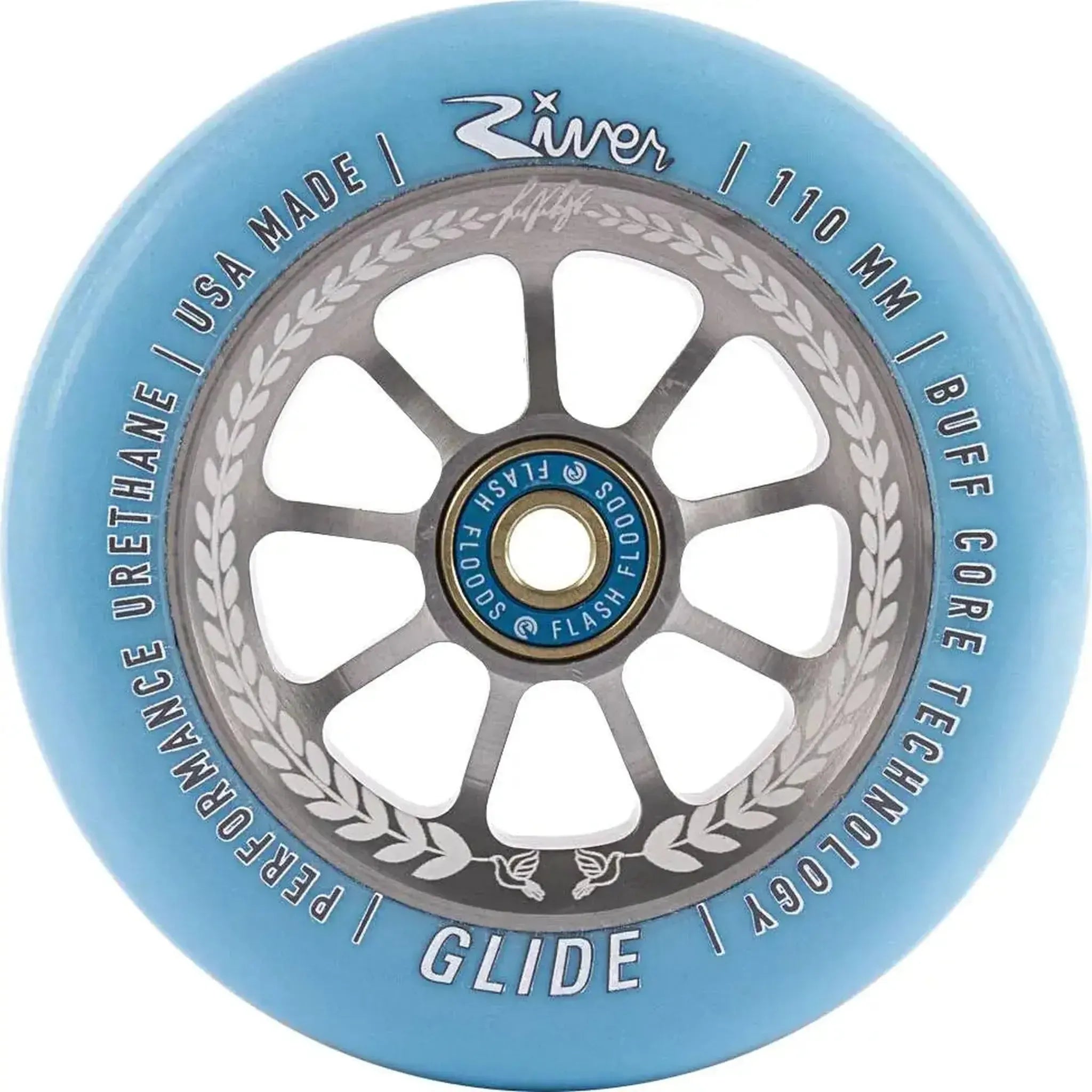 River Glide Juzzy Carter Ruedas Patinete 2 Piezas - Serenity- Scootworld.es