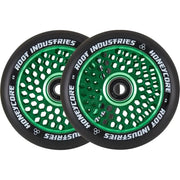 Root Honeycore 110mm Ruedas Patinete 2 Piezas - Verde- Scootworld.es