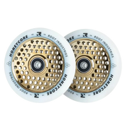 Root Honeycore Blanco 110mm Ruedas Patine - Oro- Scootworld.es