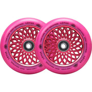 Root Lotus 110mm Ruedas Patinete 2 Piezas - Radiant Pink- Scootworld.es