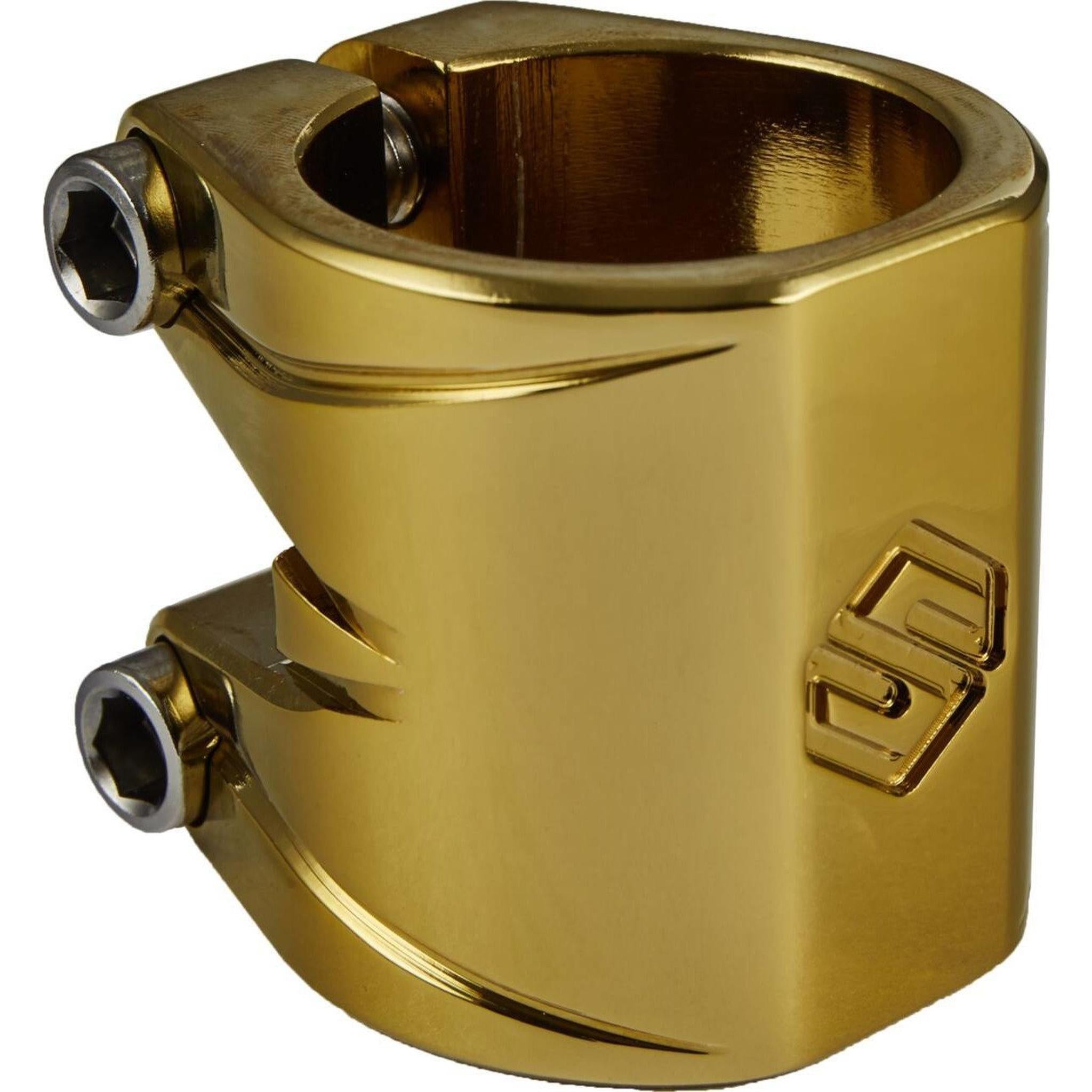 Striker Essence V2 Double Abrazadera Patinete - Gold Chrome- Scootworld.es