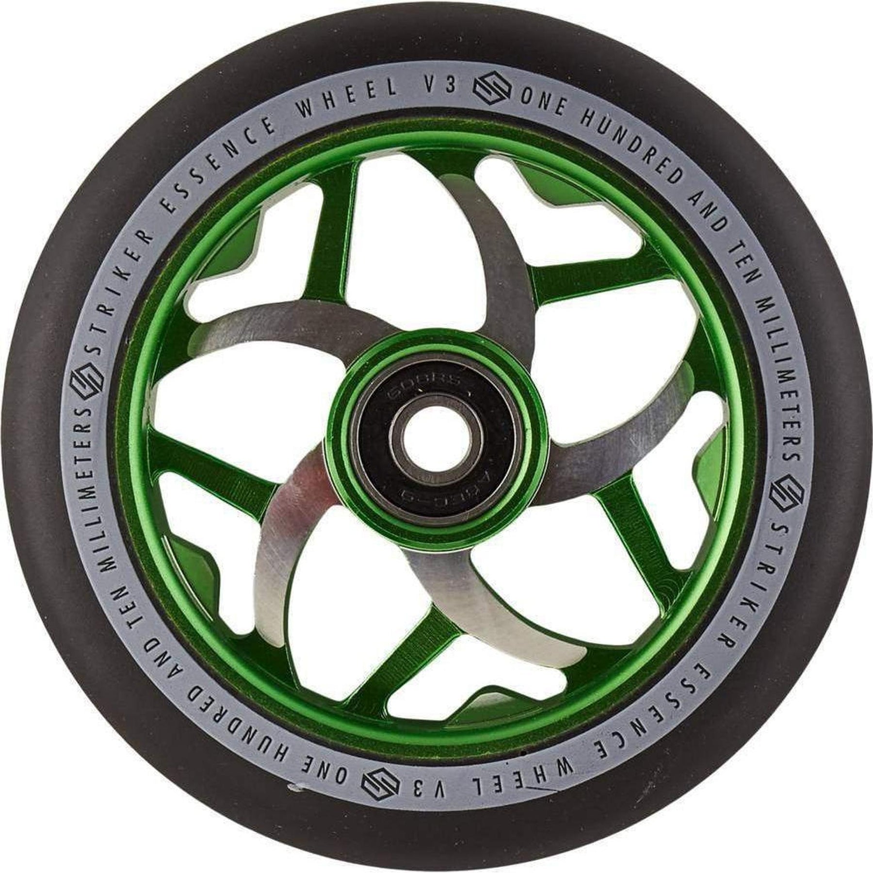 Striker Essence V3 Black PU 110mm Rueda Patinete- Scootworld.es