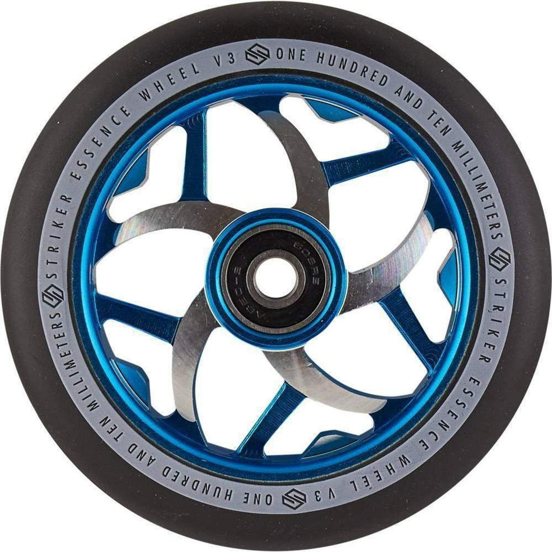 Striker Essence V3 Black PU 110mm Rueda Patinete- Scootworld.es