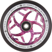 Striker Essence V3 Black PU 110mm Rueda Patinete - Morado Galaxy- Scootworld.es