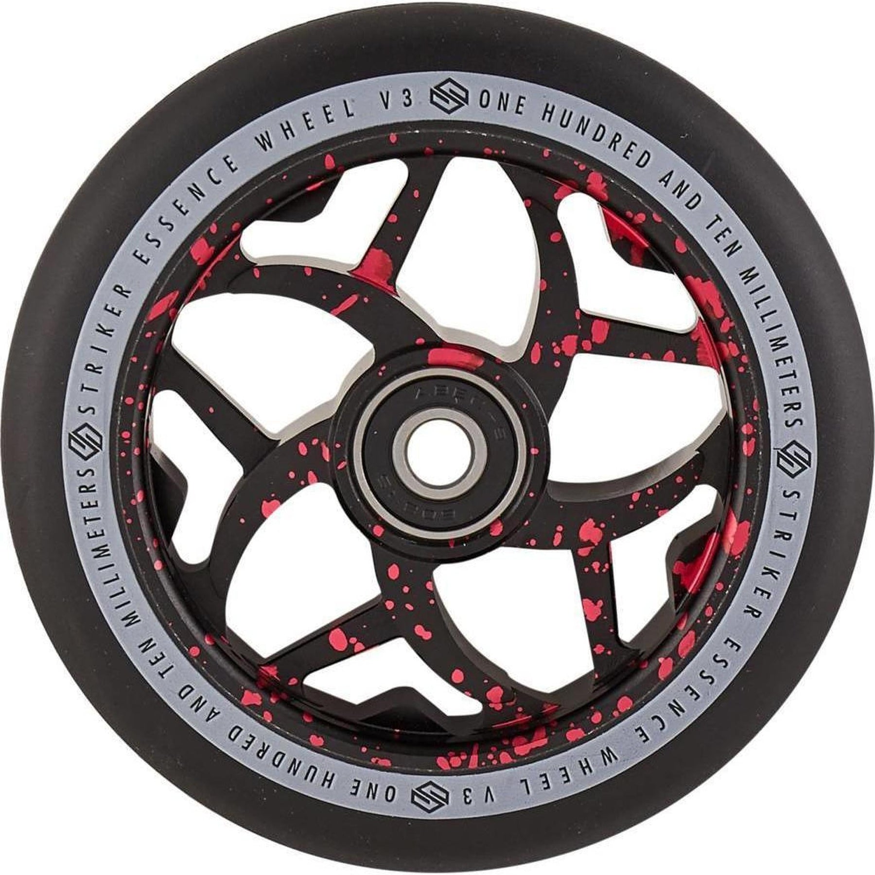 Striker Essence V3 Black PU 110mm Rueda Patinete- Scootworld.es