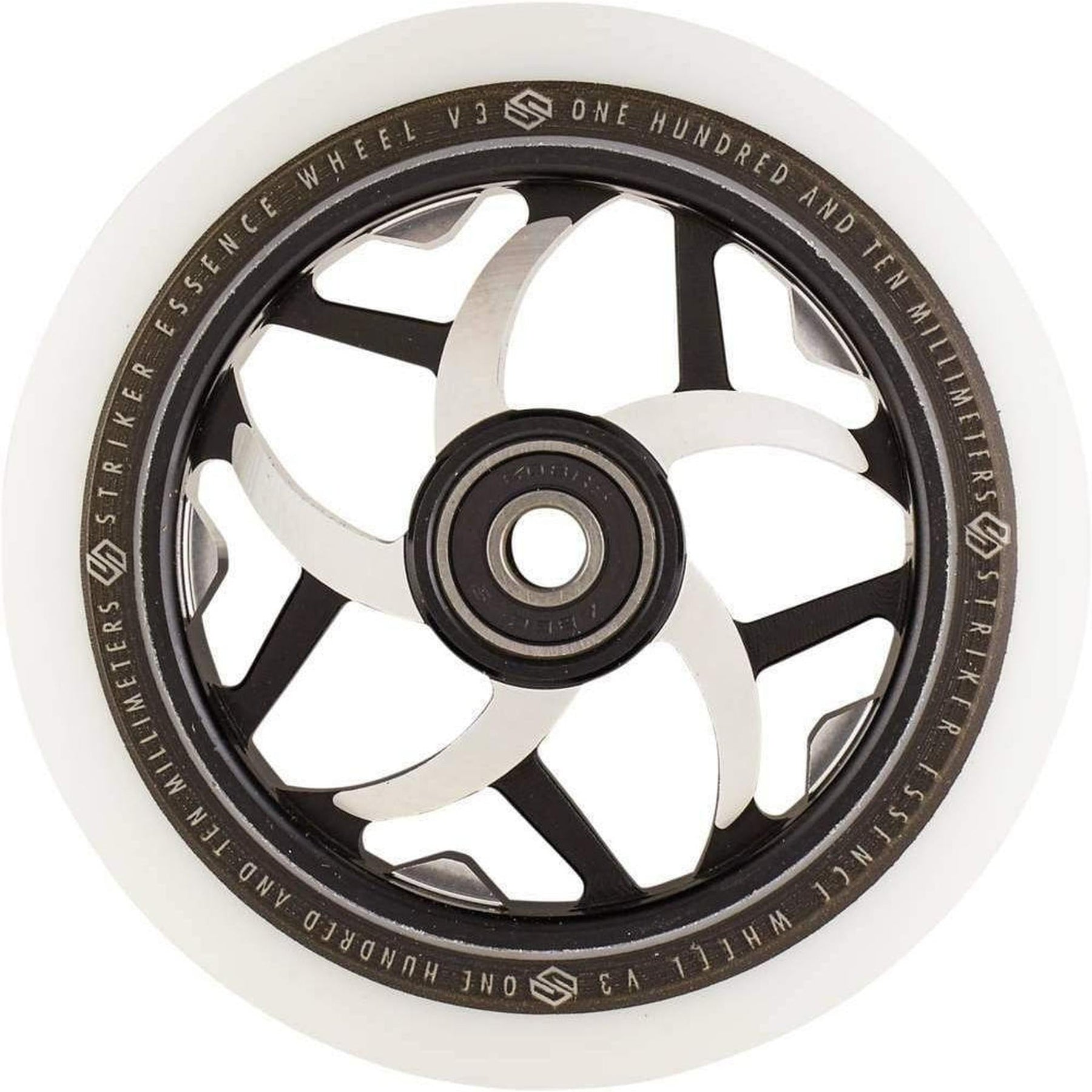 Striker Essence V3 White PU 110mm Rueda Patinete- Scootworld.es