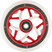 Striker Essence V3 White PU 110mm Rueda Patinete - Rojo- Scootworld.es