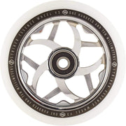 Striker Essence V3 White PU 110mm Rueda Patinete - Cromado- Scootworld.es