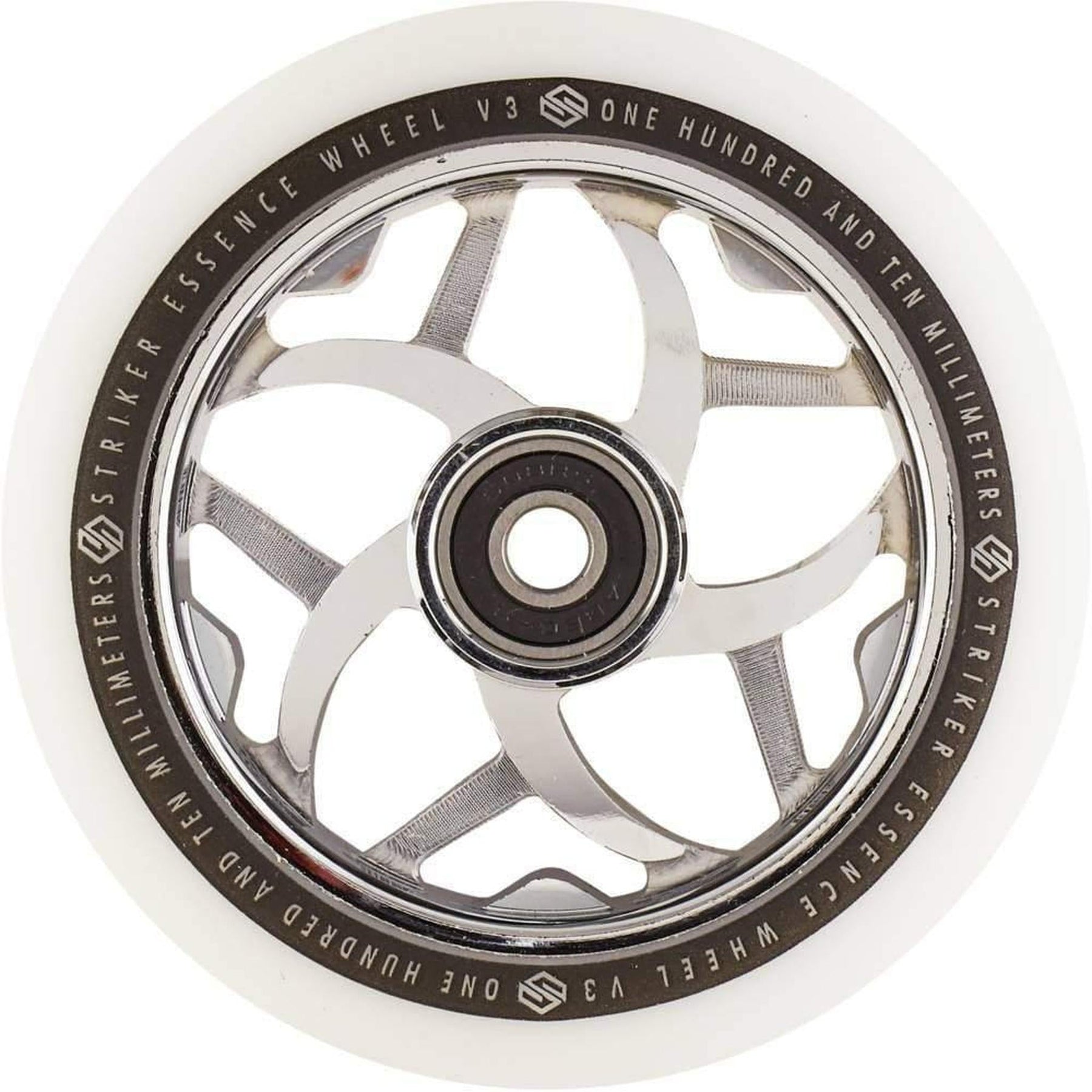 Striker Essence V3 White PU 110mm Rueda Patinete- Scootworld.es