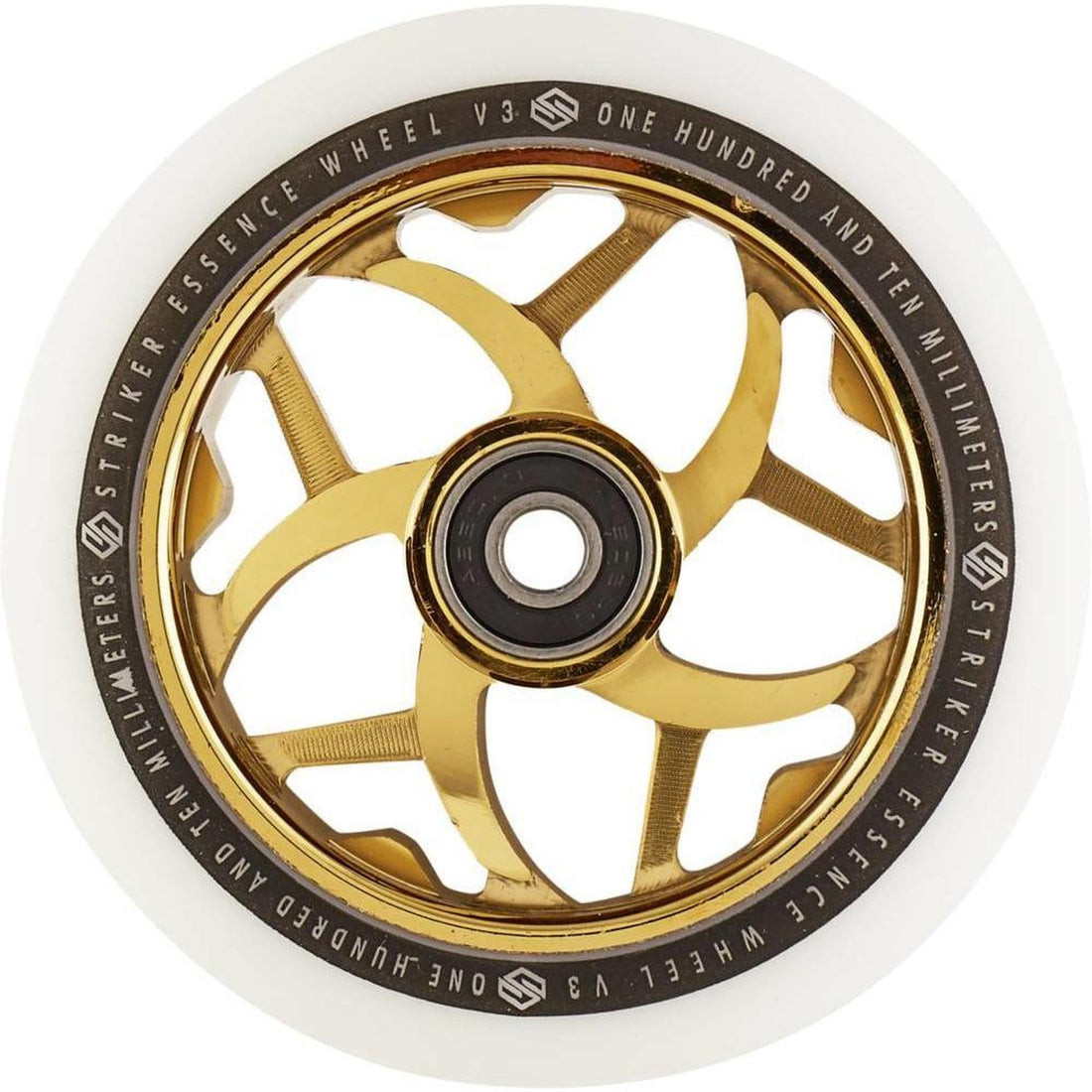 Striker Essence V3 White PU 110mm Rueda Patinete- Scootworld.es