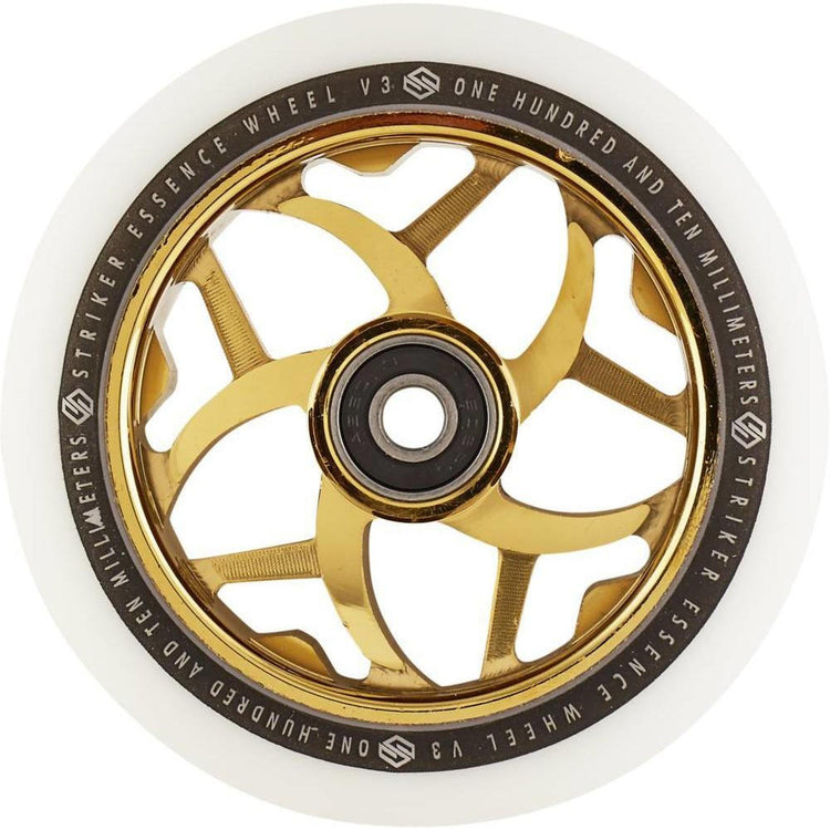 Striker Essence V3 White PU 110mm Rueda Patinete- Scootworld.es