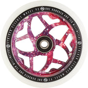 Striker Essence V3 White PU 110mm Rueda Patinete - Morado Galaxy- Scootworld.es