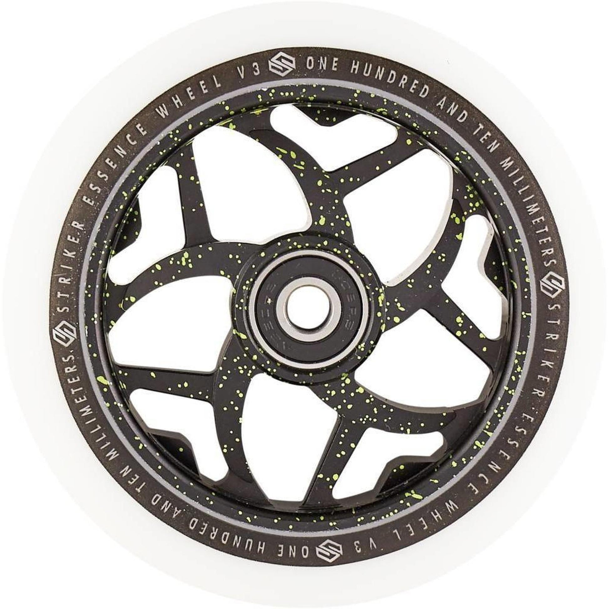 Essence V3 White - Splash Negro/Verde