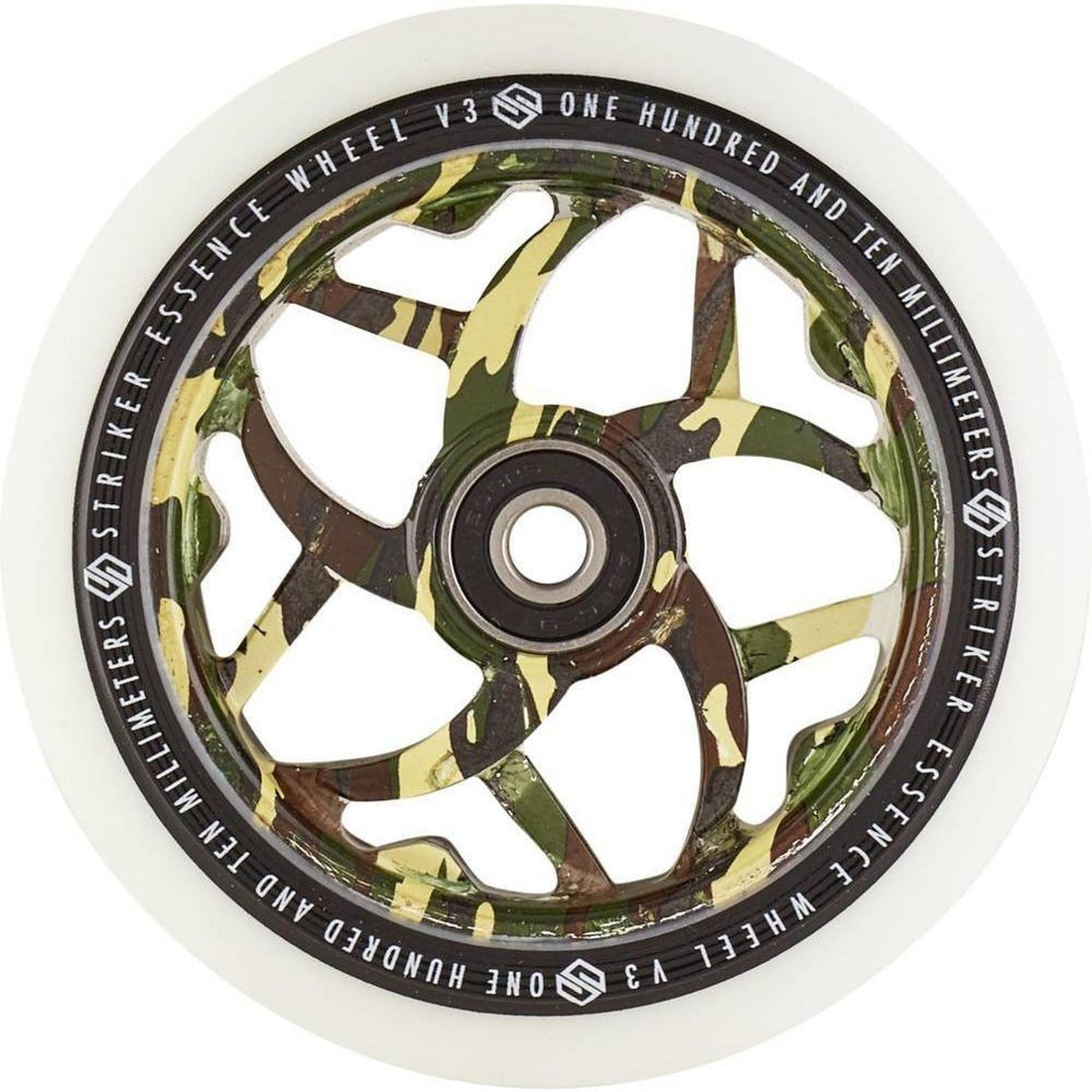 Striker Essence V3 White PU 110mm Rueda Patinete- Scootworld.es