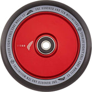 Striker Lighty Fullcore V3 Black PU 110mm Rueda Patinete - Rojo- Scootworld.es