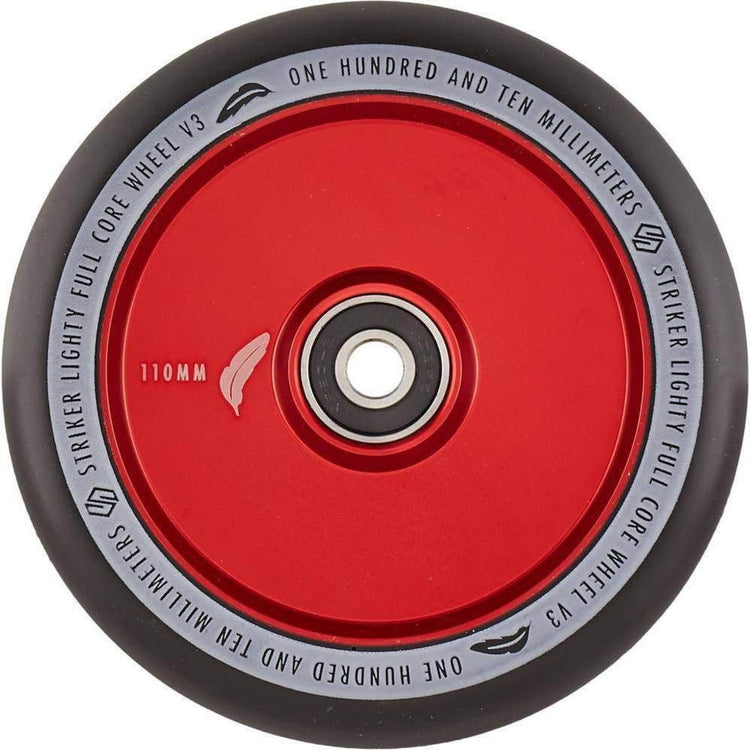 Striker Lighty Fullcore V3 Black PU 110mm Rueda Patinete- Scootworld.es