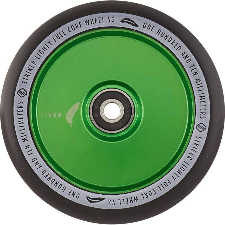 Striker Lighty Fullcore V3 Black PU 110mm Rueda Patinete- Scootworld.es