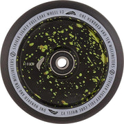 Striker Lighty Fullcore V3 Black PU 110mm Rueda Patinete - Splash Negro/Verde- Scootworld.es