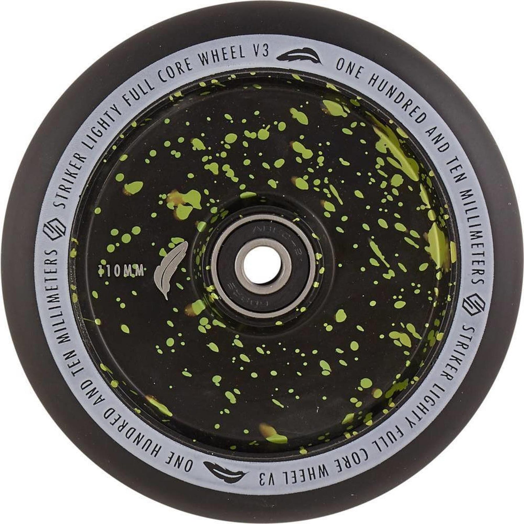 Striker Lighty Fullcore V3 Black PU 110mm Rueda Patinete- Scootworld.es