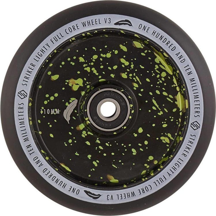 Striker Lighty Fullcore V3 Black PU 110mm Rueda Patinete- Scootworld.es