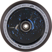 Striker Lighty Fullcore V3 Black PU 110mm Rueda Patinete - Splash Negro/Azul- Scootworld.es