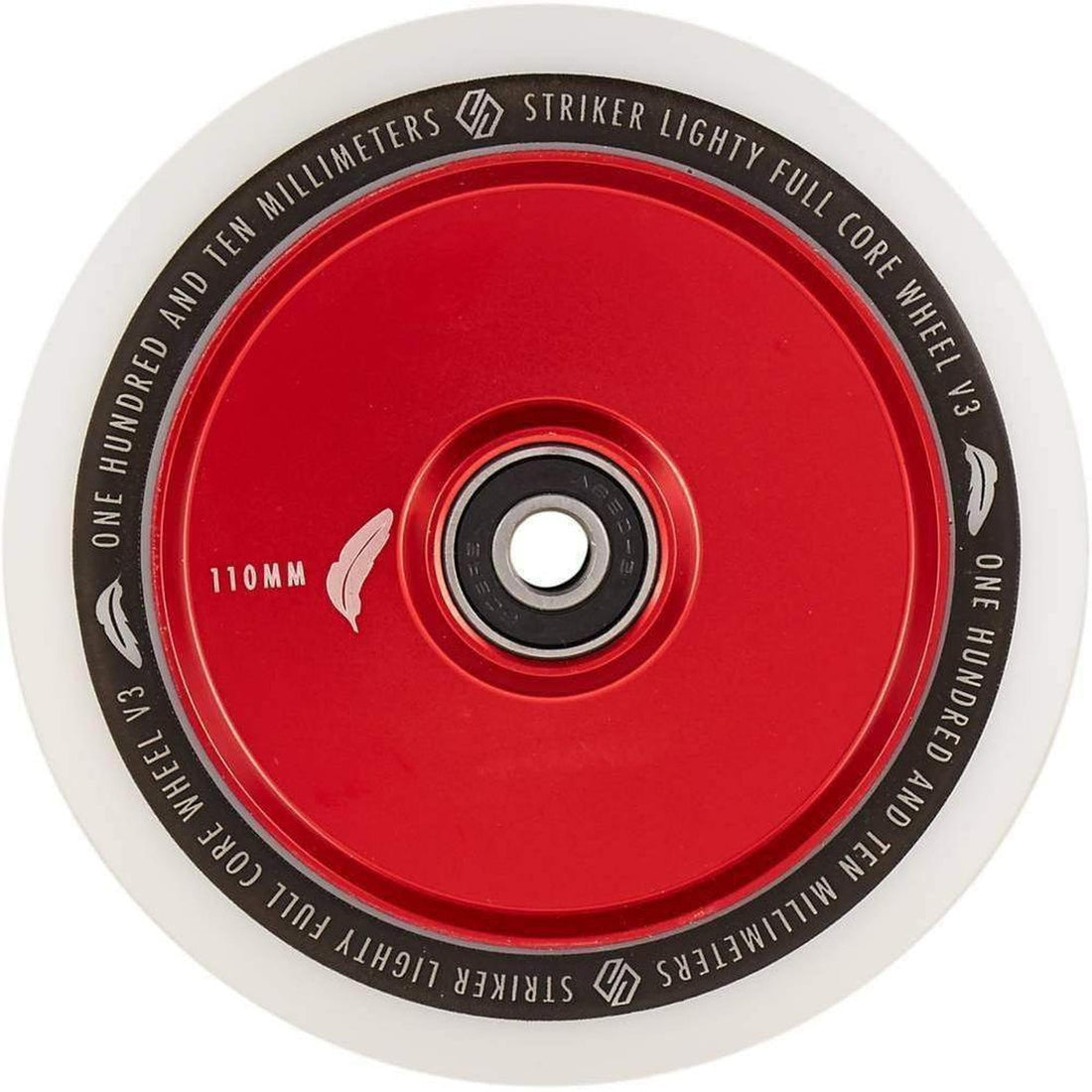 Striker Lighty Fullcore V3 White PU 110mm Rueda Patinete- Scootworld.es