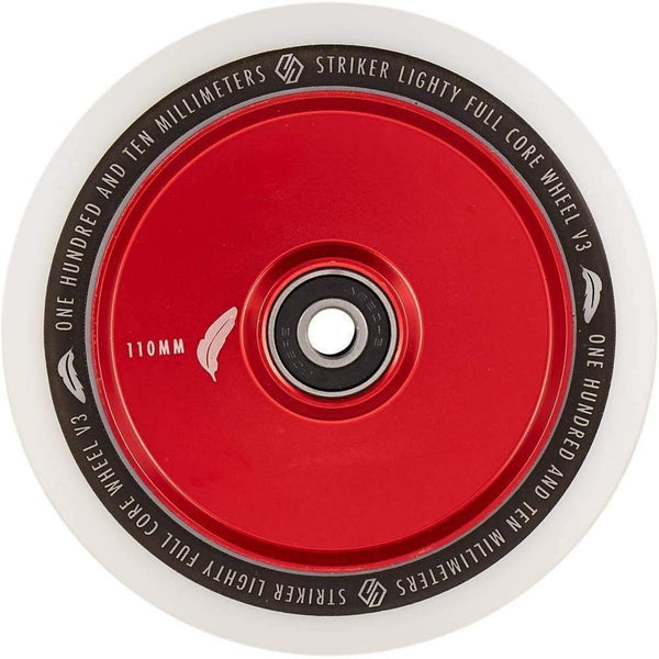 Striker Lighty Fullcore V3 White PU 110mm Rueda Patinete- Scootworld.es