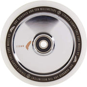 Striker Lighty Fullcore V3 White PU 110mm Rueda Patinete - Cromado- Scootworld.es