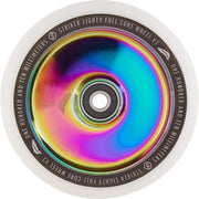 Striker Lighty Fullcore V3 White PU 110mm Rueda Patinete - Rainbow- Scootworld.es
