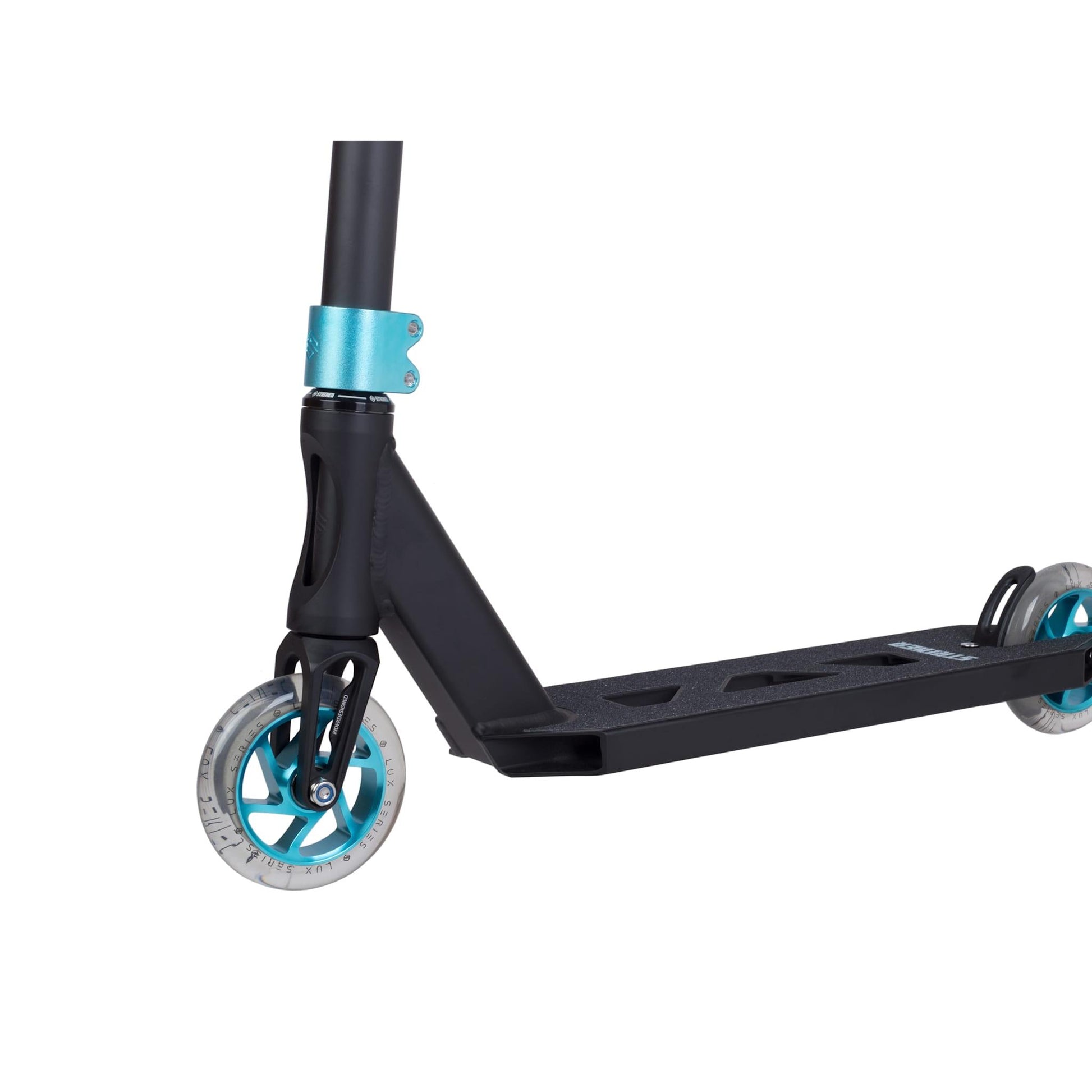 Striker Lux Scooter Freestyle - Transparente/Verde Turquesa- Scootworld.es