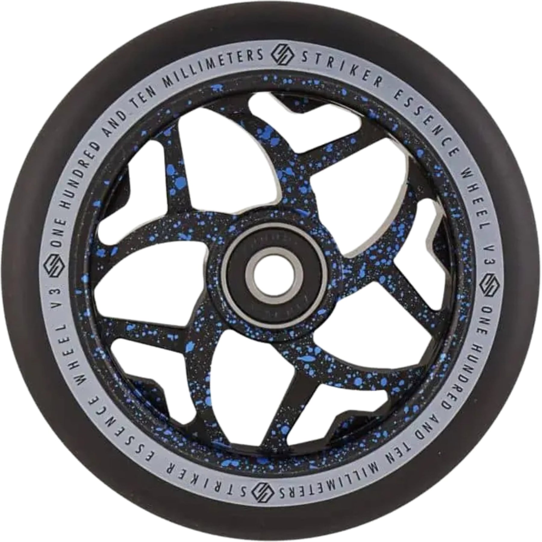 Striker Essence V3 Black PU 110mm Rueda Patinete- Scootworld.es