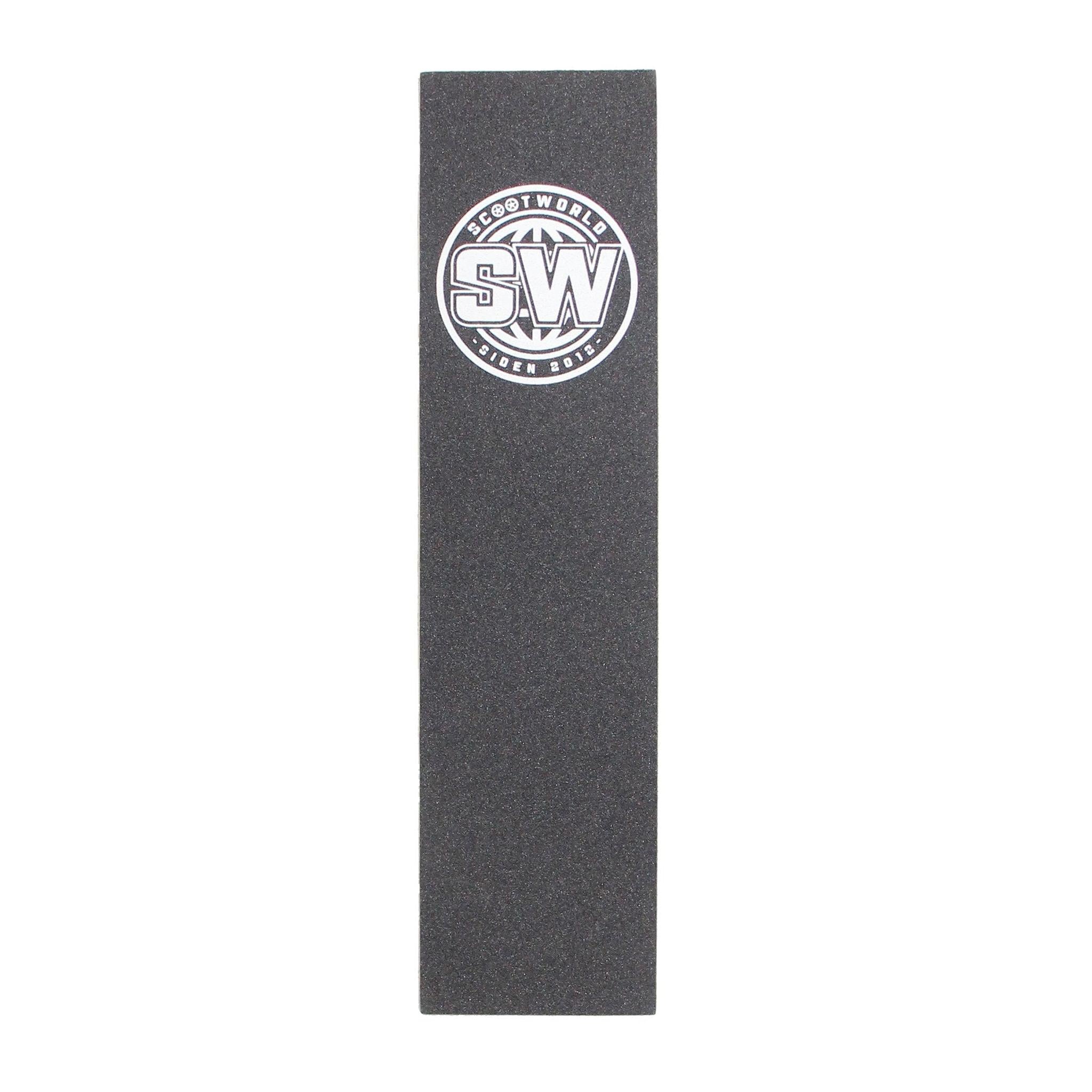 ScootWorld SW Logo Griptape Til Scooter - Blanco- Scootworld.es