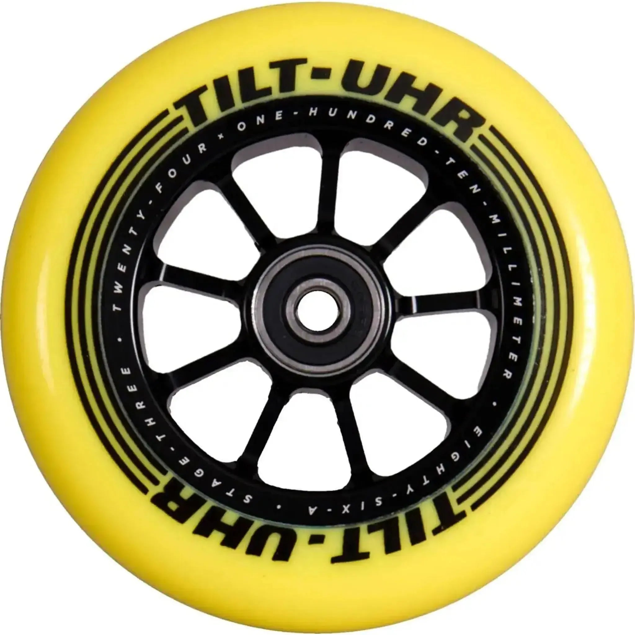Tilt UHR Rueda Patinete - Amarillo 110mm- Scootworld.es