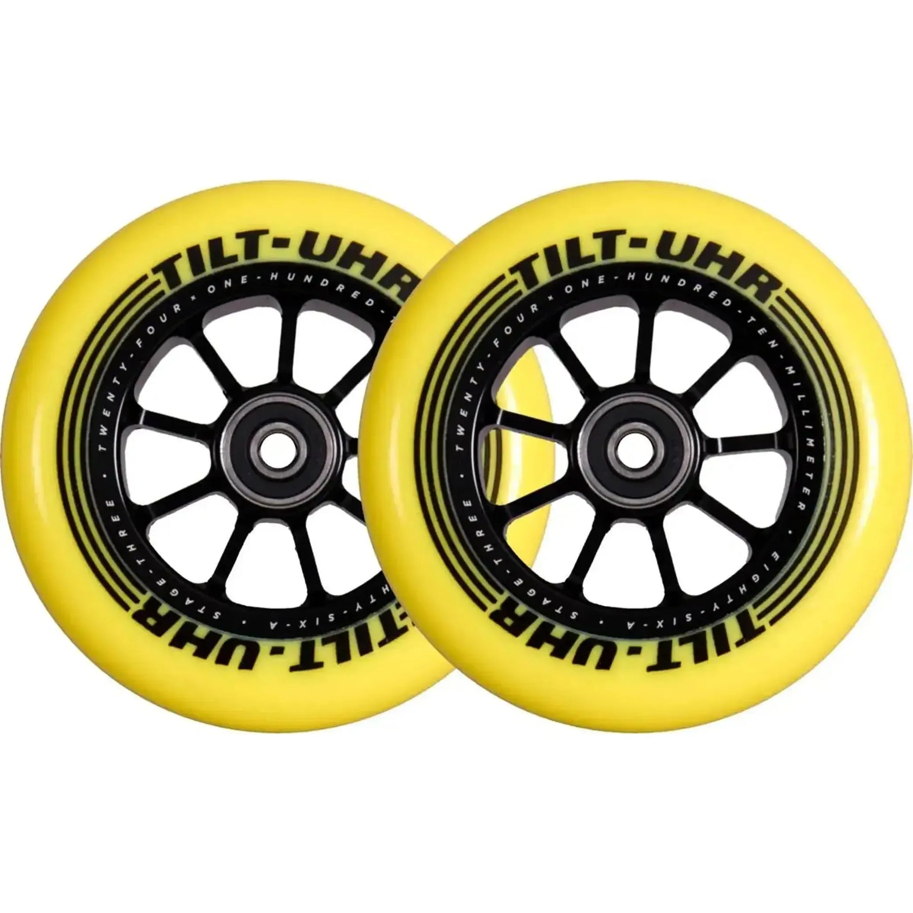 Tilt UHR Rueda Patinete - Amarillo 110mm- Scootworld.es