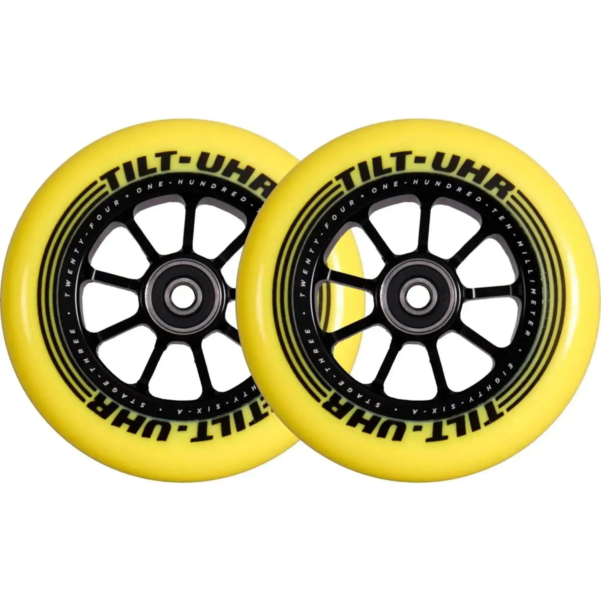 Tilt UHR Rueda Patinete - Amarillo 110mm- Scootworld.es