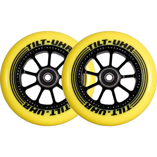Tilt UHR Rueda Patinete - Amarillo 110mm- Scootworld.es