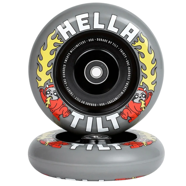 Tilt x Hella Summon 120mm Ruedas Patinete 2 Piezas - Gris- Scootworld.es