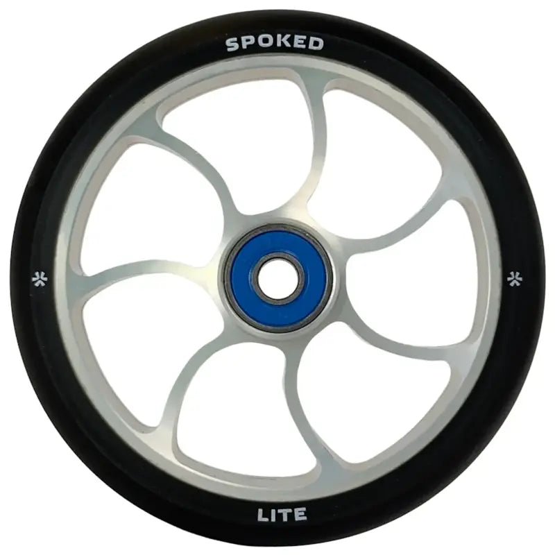 Union Spoked Lite Pro Scooter Wheel 110mm - Black/Silver